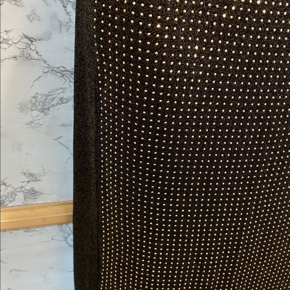 Ontwelfth Size Small 89% Viscosa 11% Nailon Skirt Colored Black And Silver NWTS - Picture 4 of 11